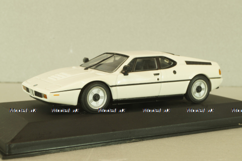 BMW M1 street 1978, white, 430025020, Minichamps 1:43
