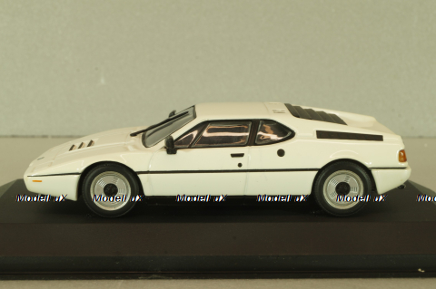 BMW M1 street 1978, white, 430025020, Minichamps 1:43