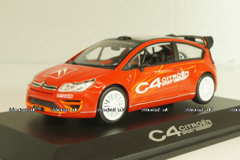 Citroen C4 Sport 3 door 2007, red, Altaya 1:43