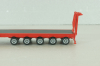 Mercedes SK 2436 with semi trailer, red 141963, Herpa 1:87