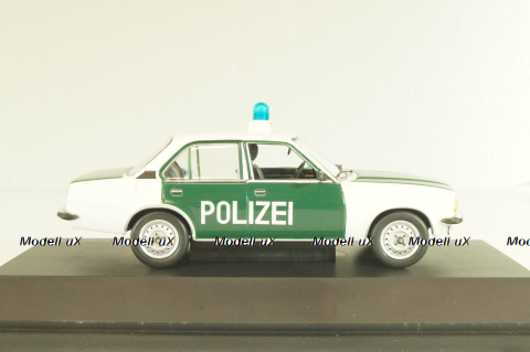 Opel Ascona B Polizei 1976, green/white, 03294, Schuco 1:43
