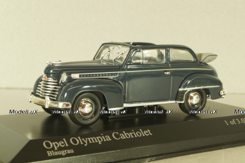 Opel Olympia Cabriolet 1952, grey, 430040430, Minichamps 1:43