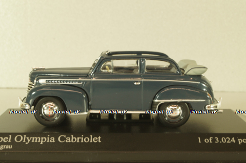 Opel Olympia Cabriolet 1952, grey, 430040430, Minichamps 1:43