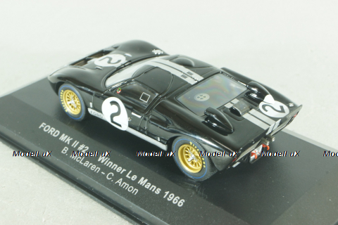 Ford GT40 MK II #2 B.McLaren/C.Amon winner Le Mans , LM1966, IXO 1:43
