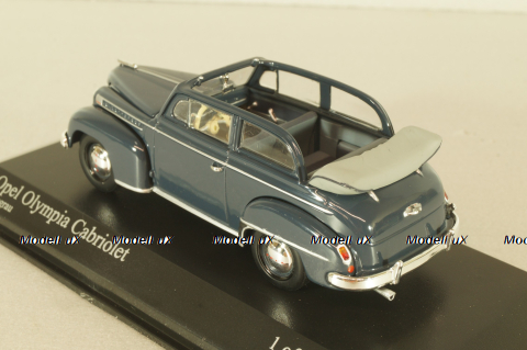Opel Olympia Cabriolet 1952, grey, 430040430, Minichamps 1:43