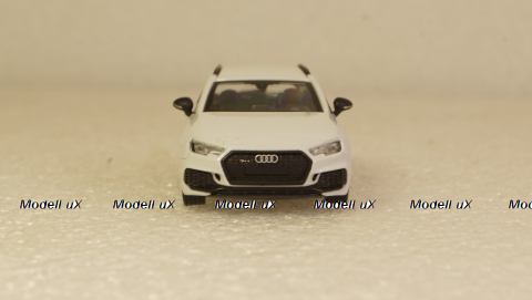 Audi RS4 Avant 2018 white metallic, 870018214, Minichamps 1:87