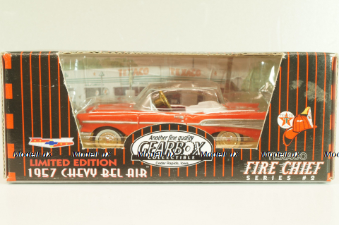 Chevrolet Bel Air "TEXACO Fire Chiff" 1957, red, (педальная машина), 68260, Gearbox