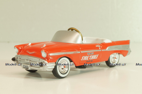 Chevrolet Bel Air "TEXACO Fire Chiff" 1957, red, (педальная машина), 68260, Gearbox
