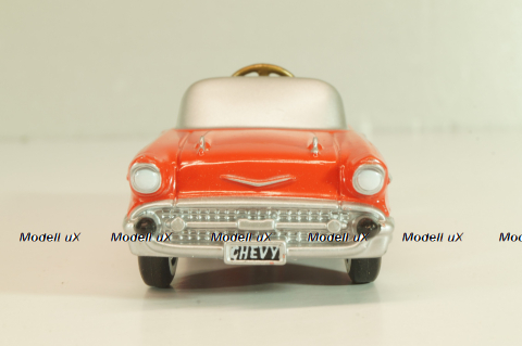 Chevrolet Bel Air "TEXACO Fire Chiff" 1957, red, (педальная машина), 68260, Gearbox