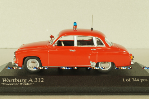 Wartburg A 312 Fire engine Potsdam 1958, 430015991, Minichamps 1:43