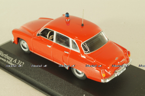 Wartburg A 312 Fire engine Potsdam 1958, 430015991, Minichamps 1:43