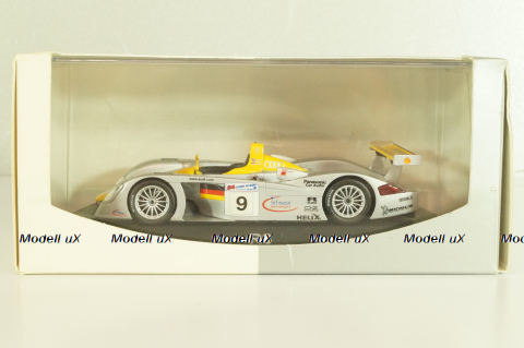 Audi R8 #9 2nd place  24H Le Mans 2000, Mcnish/Ortelli/Aiello, 20000000971, Minichamps 1:43