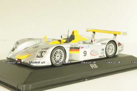 Audi R8 #9 2nd place  24H Le Mans 2000, Mcnish/Ortelli/Aiello, 20000000971, Minichamps 1:43