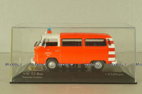 Volkswagen T2 Fire engine Frankfurt 1972, 400053091, Minichamps 1:43