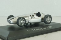 Mercedes W154 3-litre racibg car 1939, silver, MBOMS048, Altaya, Mercedes-Benz Offizielle Modell Sammlung #48, 1:43