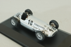 Mercedes W154 3-litre racibg car 1939, silver, MBOMS048, Altaya, Mercedes-Benz Offizielle Modell Sammlung #48, 1:43