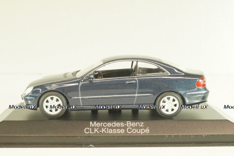 Mercedes-Benz CLK 230 Kompressor (C208) 2006, blue, B66961946, Minichamps 1:43 Уценка!