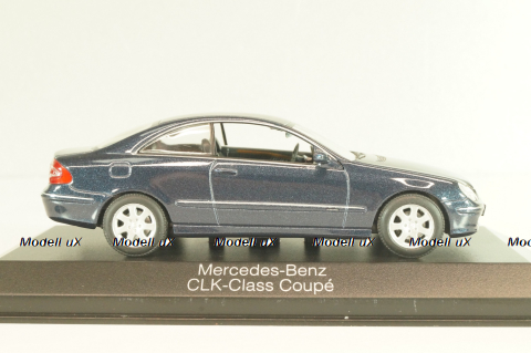Mercedes-Benz CLK 230 Kompressor (C208) 2006, blue, B66961946, Minichamps 1:43 Уценка!