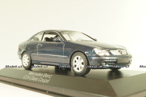Mercedes-Benz CLK 230 Kompressor (C208) 2006, blue, B66961946, Minichamps 1:43 Уценка!
