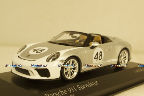Porsche 911 (991) Speedster  2019  silver (Heritage Paket),  410061130, Minichamps 1:43