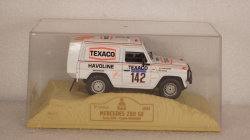 MERCEDES 280 GE # 142 - J. ICKX - C. BRASSEUR - DAKAR 1983, Norev 1:43