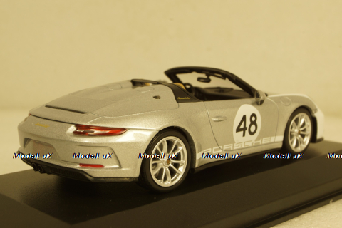 Porsche 911 (991) Speedster  2019  silver (Heritage Paket),  410061130, Minichamps 1:43