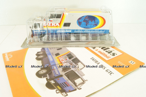 Tatra 815 GTC around-the-world trip 1987-1990, silver, LTM051, Legendas Teherautok a Multbol #51, Deagostini 1:43