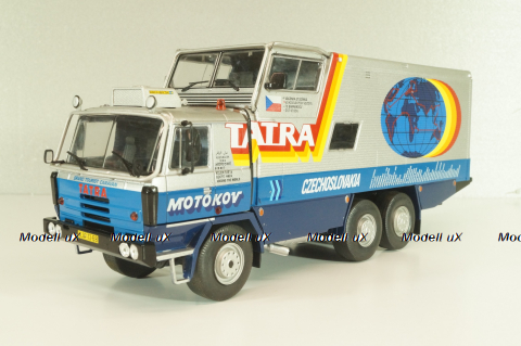 Tatra 815 GTC around-the-world trip 1987-1990, silver, LTM051, Legendas Teherautok a Multbol #51, Deagostini 1:43