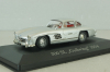 Mercedes 300 SL "Gullwing"  (W198) 1954, silver, MBOMS001, Altaya, Mercedes-Benz Offizielle Modell Sammlung #61, 1:43