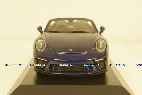 Porsche 911 (991) Speedster  2019, blue metallic, 410061132, Minichamps 1:43