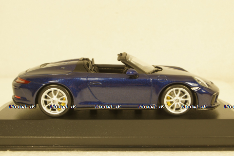 Porsche 911 (991) Speedster  2019, blue metallic, 410061132, Minichamps 1:43