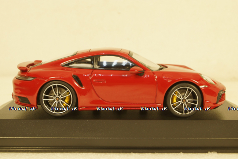 Porsche 911 (992) Turbo S Coupe Sport Design  2021 red 410060070 Minichamps 1:43