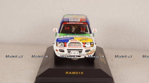 Mitsubishi Pajero Dakar 2001 #207  M.Prieto-A.Velminno, RAM015, IXO 1:43