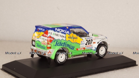 Mitsubishi Pajero Dakar 2001 #207  M.Prieto-A.Velminno, RAM015, IXO 1:43