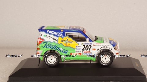 Mitsubishi Pajero Dakar 2001 #207  M.Prieto-A.Velminno, RAM015, IXO 1:43