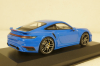 Porsche 911 (992) Turbo S Coupe Sport Design  2021, blue, 410060072, Minichamps 1:43