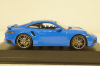 Porsche 911 (992) Turbo S Coupe Sport Design  2021, blue, 410060072, Minichamps 1:43