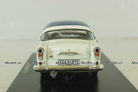 Opel Kapitan P 2.5 1954, white, 43943, NEO 1:43