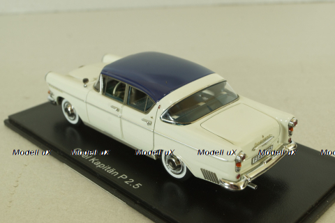 Opel Kapitan P 2.5 1954, white, 43943, NEO 1:43