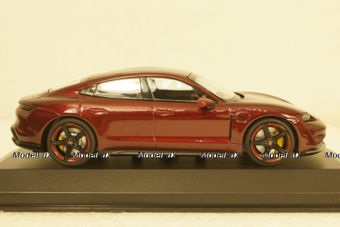 Porsche Taycan Turbo S 2020, red metallic, 410068474, Minichamps 1:43