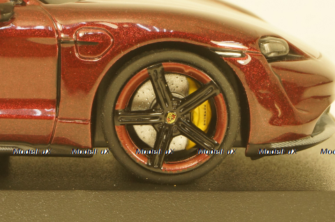 Porsche Taycan Turbo S 2020, red metallic, 410068474, Minichamps 1:43