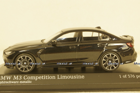 BMW M3 2020 Black, 410020202, Minichamps 1:43