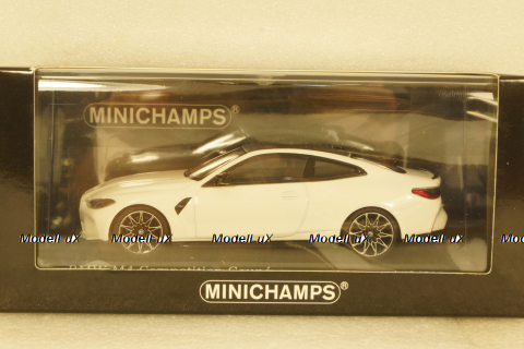 BMW M4 2020 White, 410020122, Minichamps 1:43