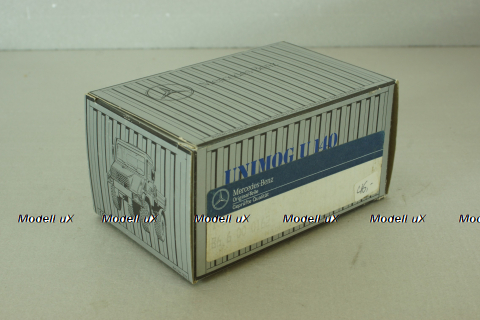 Mercedes Unimog U140, blue, фурнитура в комплекте, B66000162, (#371), NZG 1:43