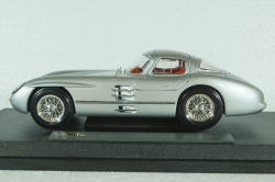 Mercedes 300SLR, silver, Maisto 1:18