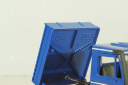 Mercedes Unimog U140, blue, фурнитура в комплекте, B66000162, (#371), NZG 1:43