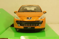 Peugeot 207 Orange, 22492W, Welly 1:24