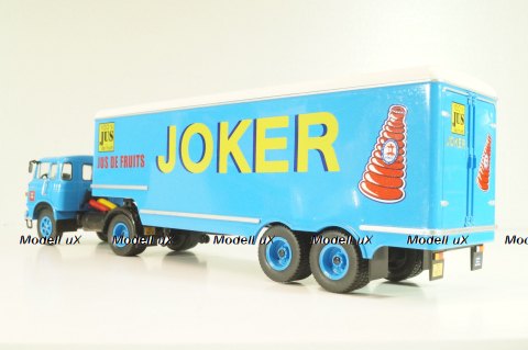 Berliet TR12 TRUCK SEMI-FRIGO JUS DE FRUITS JOKER, Altaya 1:43