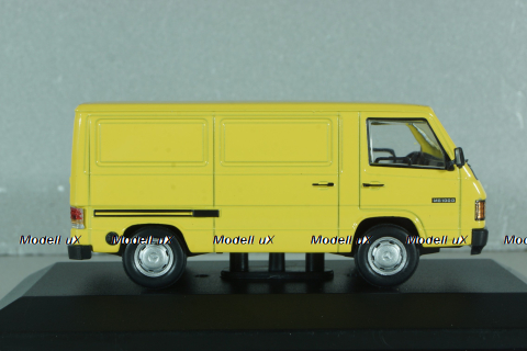 Mercedes-Benz MB 100 D, 1988, yellow, MBOMS079, Altaya, Mercedes-Benz Offizielle Modell Sammlung #79 1:43 