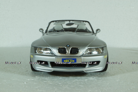 BMW Z3 M Roadster, silver, Bburago 1:18